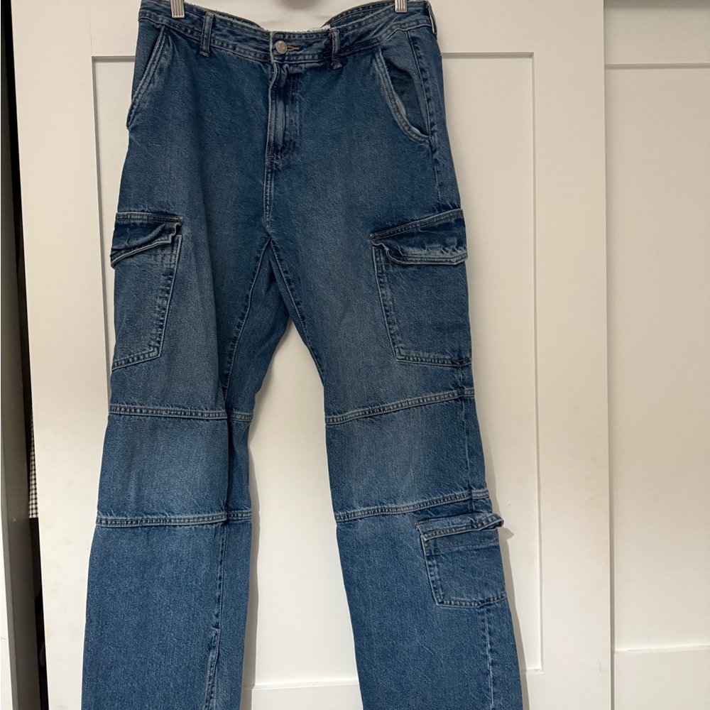 Zara Denim Jeans in Deep Blue